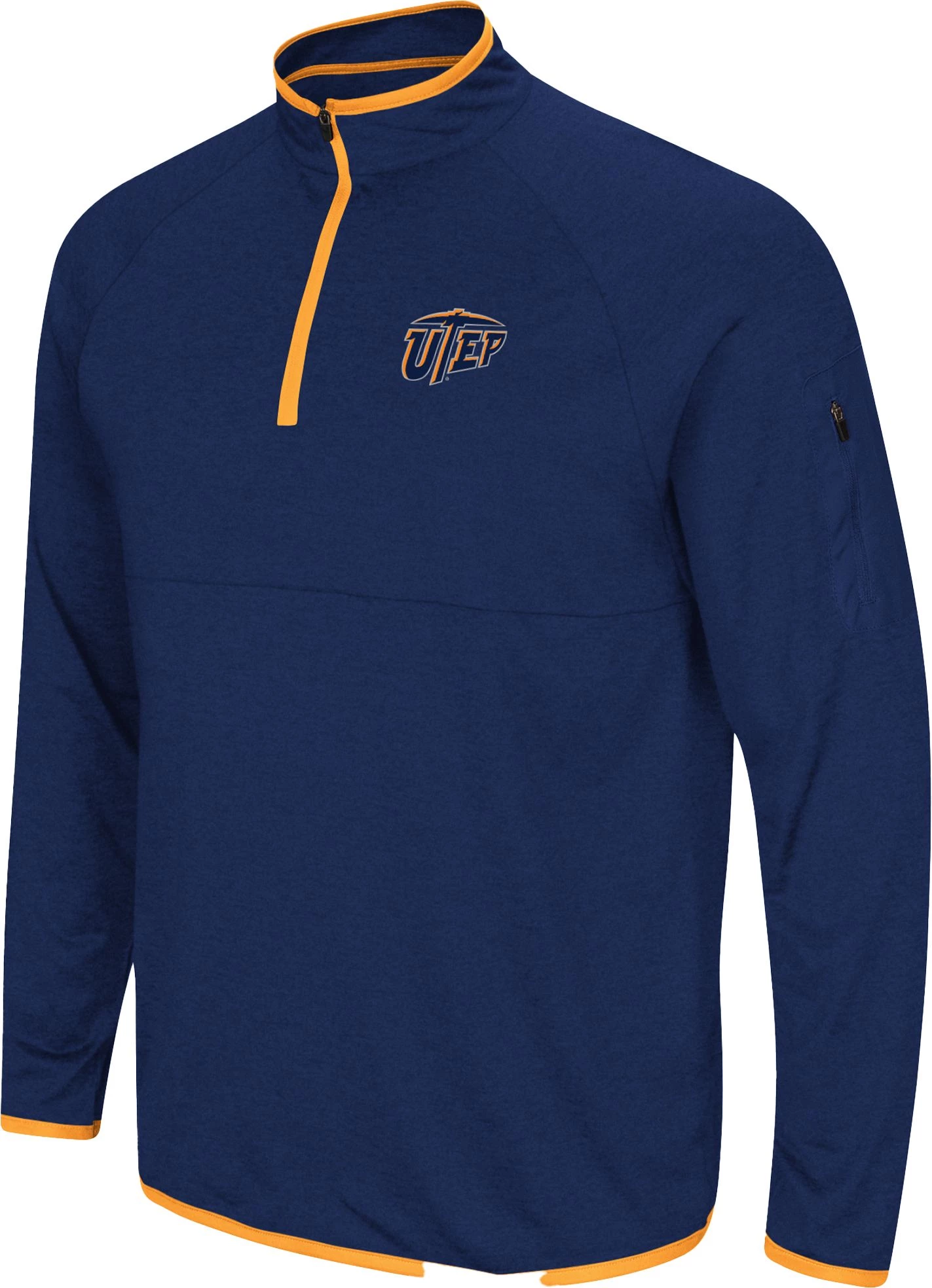 Colosseum Men's UTEP Miners Navy Rival 1/4 Zip Jacket 1 Colosseum Men's UTEP Miners Navy Rival 1/4 Zip Jacket