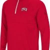 Colosseum Men's UNLV Rebels Scarlet Rival 1/4 Zip Jacket