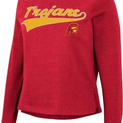 Colosseum Women's USC Trojans Cardinal Already Did Pullover Sweatshirt