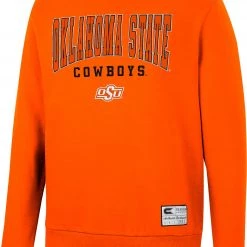 Colosseum Men's Oklahoma State Cowboys Orange Scholarship Pullover Sweatshirt