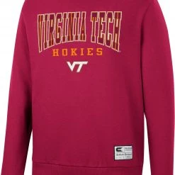 Colosseum Men's Virginia Tech Hokies Maroon Scholarship Pullover Sweatshirt