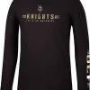 Colosseum Men's UCF Knights Black Spackler Longsleeve T-Shirt