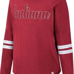 Colosseum Women's Indiana Hoosiers Crimson Earth Longsleeve T-Shirt