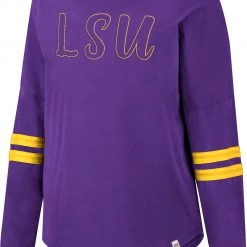 Colosseum Women's LSU Tigers Purple Earth Longsleeve T-Shirt