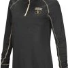 Colosseum Women's Colorado Buffaloes Black Stingray 1/4 Zip Jacket