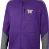 Colosseum Men's Washington Huskies Purple Playin Full Zip Jacket