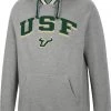 Colosseum Men's South Florida Bulls Grey Baller Pullover Hoodie