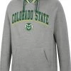 Colosseum Men's Colorado State Rams Grey Baller Pullover Hoodie