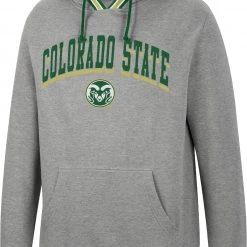 Colosseum Men's Colorado State Rams Grey Baller Pullover Hoodie