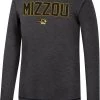 Colosseum Men's Missouri Tigers Grey Therma Longsleeve T-Shirt