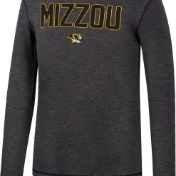 Colosseum Men's Missouri Tigers Grey Therma Longsleeve T-Shirt