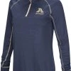 Colosseum Men's Akron Zips Navy Rival 1/4 Zip Jacket