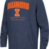 Colosseum Youth Illinois Fighting Illini Blue Campus Pullover Hoodie For Boys'