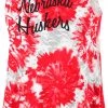Colosseum Women's Nebraska Cornhuskers Scarlet Lava Swing Tank Top