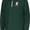 Colosseum Youth Charlotte 49ers Green Quarter-Zip Pullover Shirt For Girls'