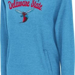 Colosseum Women's Delaware State Hornets Columbia Blue Pullover Hoodie