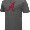 Colosseum Men's Alabama Crimson Tide Grey Dual Blend T-Shirt