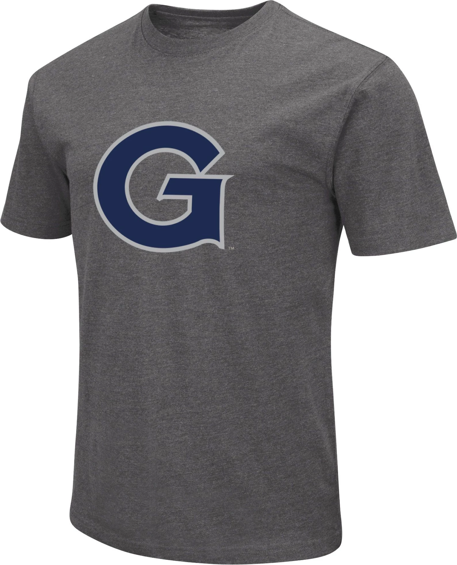 Colosseum Men's Georgetown Hoyas Grey Dual Blend T-Shirt 1 Colosseum Men's Georgetown Hoyas Grey Dual Blend T-Shirt