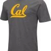 Colosseum Men's Cal Golden Bears Grey Dual Blend T-Shirt