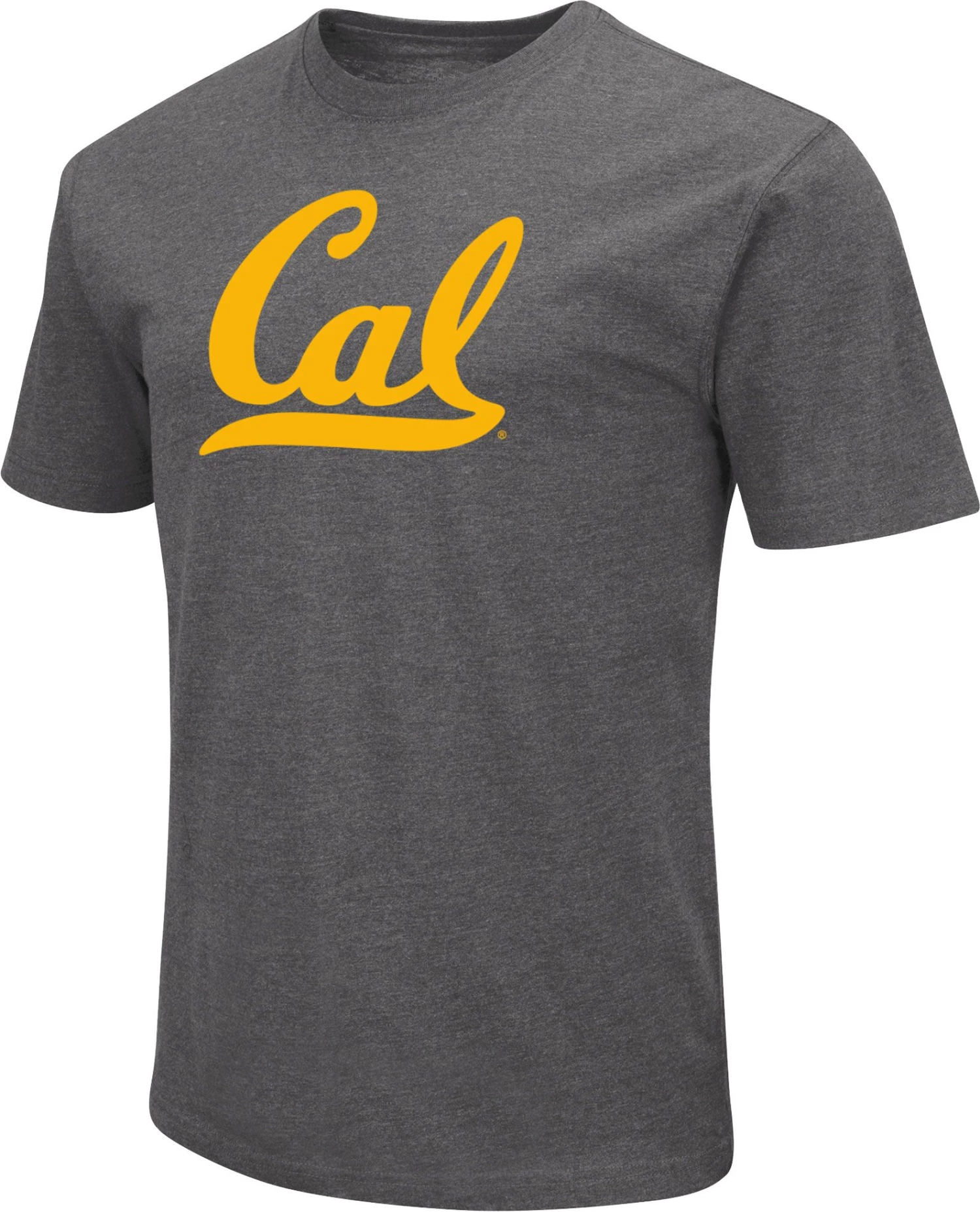 Colosseum Men's Cal Golden Bears Grey Dual Blend T-Shirt 1 Colosseum Men's Cal Golden Bears Grey Dual Blend T-Shirt