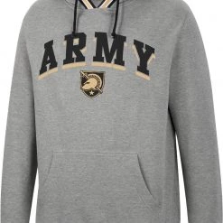 Colosseum Men's Army West Point Black Knights Grey Baller Pullover Hoodie