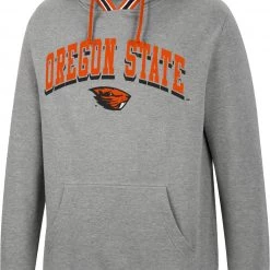 Colosseum Men's Oregon State Beavers Grey Baller Pullover Hoodie