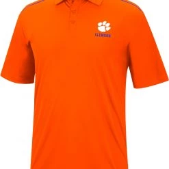Colosseum Men's Clemson Tigers Orange Polo