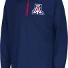 Colosseum Youth Arizona Wildcats Navy Draft 1/4 Zip Jacket For Girls'