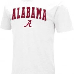 Colosseum Men's Alabama Crimson Tide Dual Blend White T-Shirt