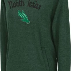 Colosseum Women's North Texas Mean Green Green Pullover Hoodie