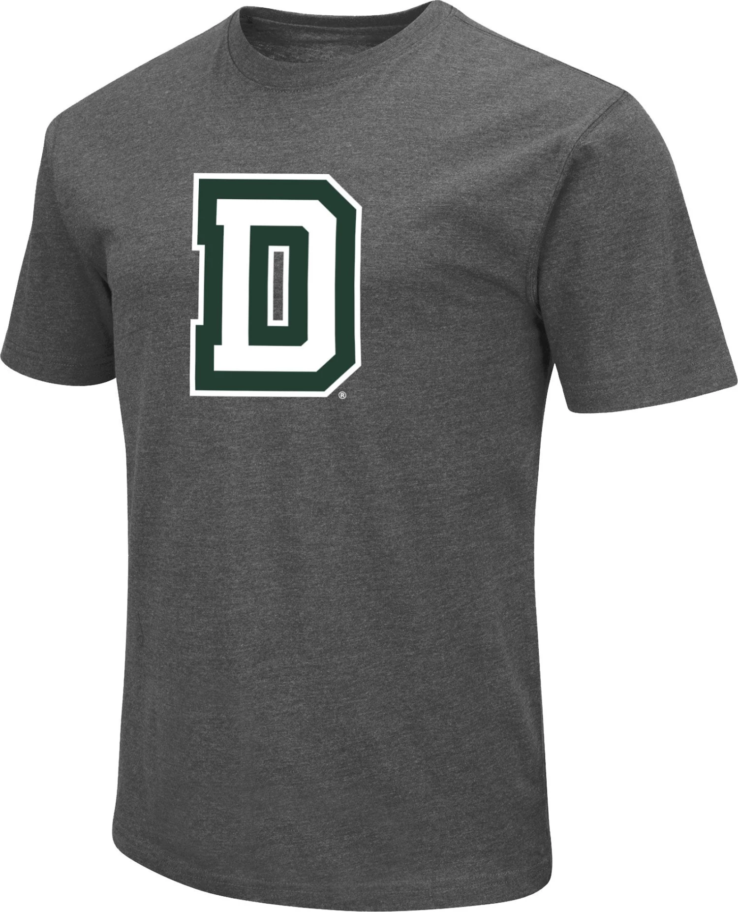 Colosseum Men's Dartmouth Big Green Grey Dual Blend T-Shirt 1 Colosseum Men's Dartmouth Big Green Grey Dual Blend T-Shirt