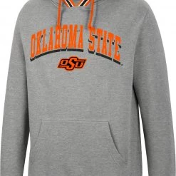 Colosseum Men's Oklahoma State Cowboys Grey Baller Pullover Hoodie