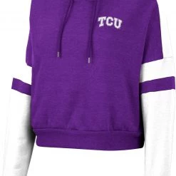 Colosseum Women's TCU Horned Frogs Purple Paris Pullover Hoodie
