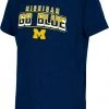 Colosseum Youth Michigan Wolverines Blue Playbook T-Shirt For Boys'