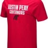 Colosseum Men's Austin Peay Governors Red T-Shirt