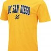 Colosseum Men's UC San Diego Tritons Gold Dual Blend T-Shirt