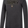 Colosseum Men's Army West Point Black Knights Grey Therma Longsleeve T-Shirt
