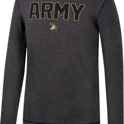 Colosseum Men's Army West Point Black Knights Grey Therma Longsleeve T-Shirt