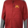 Colosseum Men's Minnesota Golden Gophers Maroon Playin Full Zip Jacket