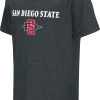 Colosseum Youth San Diego State Aztecs Dual Blend Black T-Shirt For Girls'
