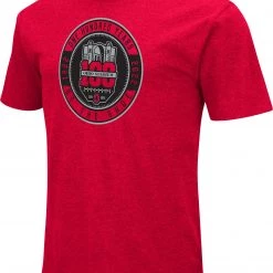 Colosseum Men's Ohio State Buckeyes Scarlet 100th Anniversary Of The Shoe T-Shirt For Women