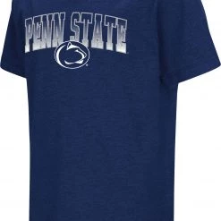 Colosseum Youth Penn State Nittany Lions Bue Dual Blend T-Shirt For Boys'