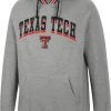 Colosseum Men's Texas Tech Red Raiders Grey Baller Pullover Hoodie