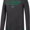 Colosseum Men's South Florida Bulls Grey Therma Longsleeve T-Shirt