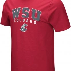 Colosseum Men's Washington State Cougars Crimson T-Shirt