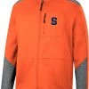 Colosseum Men's Syracuse Orange Orange Playin Full Zip Jacket