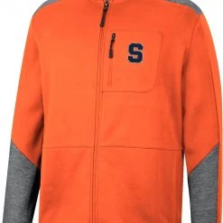 Colosseum Men's Syracuse Orange Orange Playin Full Zip Jacket