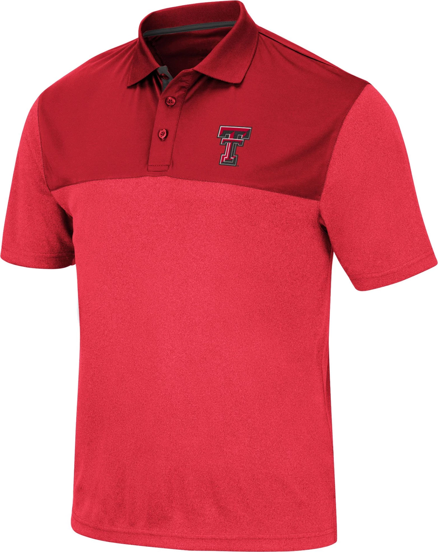 Colosseum Men's Texas Tech Red Raiders Red Links Polo 1 Colosseum Men's Texas Tech Red Raiders Red Links Polo