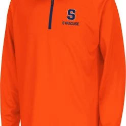 Colosseum Youth Syracuse Orange Orange Quarter-Zip Pullover Shirt For Boys'