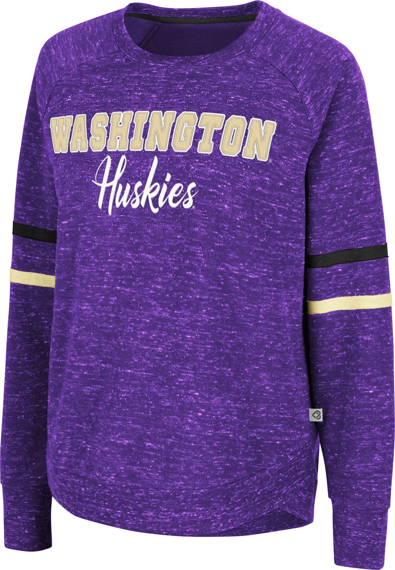 Colosseum Women's Washington Huskies Purple Beach Break Pullover Sweatshirt 1 Colosseum Women's Washington Huskies Purple Beach Break Pullover Sweatshirt